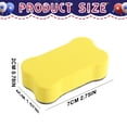 thumbnail image 3 of Torqee Hub Magnetic Yellow Foam Whiteboard Eraser,Single-Sided Dry Erase Cleaner for Whiteboard & Marker Boards, 3 of 5