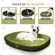 thumbnail image 5 of Cama Ortopédica Impermeable para Perros Medianos y Pequeños Verde con Almohada Lavable, 5 of 9