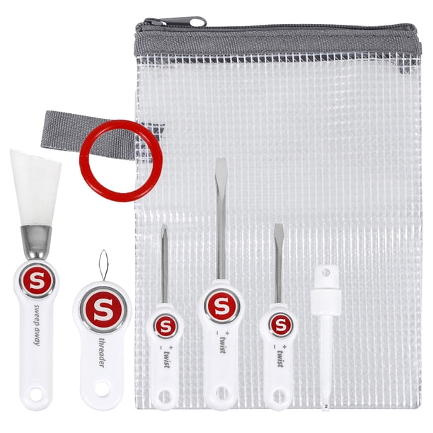 Kit de mantenimiento para máquinas de coser SINGER de 7 piezas con bolsa de almacenamiento