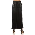 thumbnail image 2 of Fashion2Love Women's Juniors/Plus Size Stretch Denim Long Pencil Skirt, 2 of 3