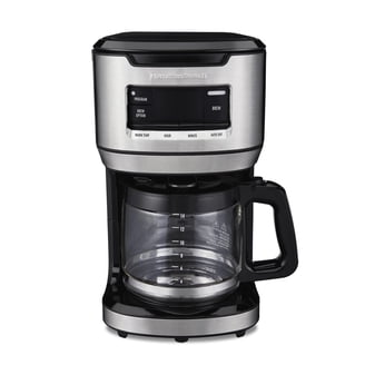 Mr. Coffee 5 Cup Programmable Black & Stainless Steel Drip Coffee