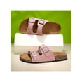 thumbnail image 2 of Trendy Buckle Flat Cork Slippers  Unisex One Band Open Toe Summer Beach Casual Outdoor Slip-ons, 2 of 7