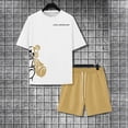thumbnail image 3 of WILLBEST Conjunto de Traje para Hombre con Estampado de Oso para Uso Exterior E Informal. Combinación de Manga Corta y Pantalones Cortos para Verano. Ideal para Relajación y Actividades Físicas., 3 of 3
