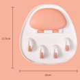 thumbnail image 3 of CAROOTU Cat Paw Pot Lid Spatula Rack with Hooks Wall Mounted Tableware Holder Countertop Spoon Rest Shelf Kitchen Supply, 3 of 6