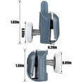 thumbnail image 2 of Juego de 8 ruedas para puerta de ducha, ruedas para cabina de ducha para baño de 23 mm (4 superiores y 4 inferiores) Sincero Electrónica, 2 of 5