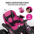 thumbnail image 4 of TOKTOO 24V 4WD Powered Ride on ATV Car for Big Kids, Ride on Toys for Boys Girls with 4 Wheels, 800W Powerful Motors, Remote Control, Shock Absorbers-Pink, 4 of 14