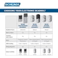 thumbnail image 4 of Schlage Connect Century Touchscreen Deadbolt with Built-In Alarm, Satin Chrom..., 4 of 7