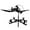 Plane, variant on koolsoo meriglare Weather Vane, Iron Durable Retro Farm Scene Garden Stake Weather Vane Plane