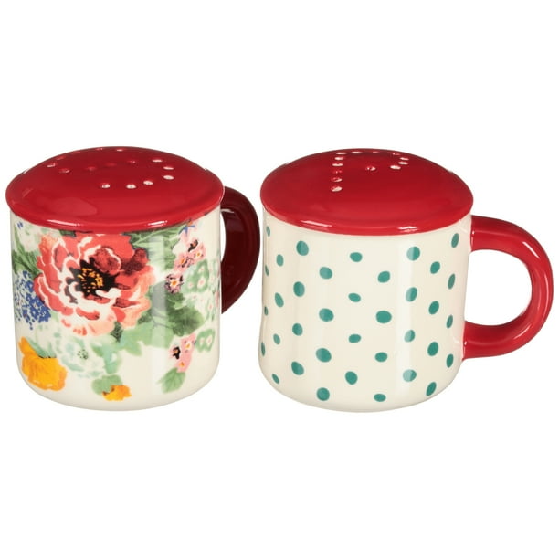 The Pioneer Woman Melody Salt And Pepper Shaker Set Walmart Com Walmart Com
