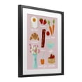 thumbnail image 2 of Stupell Industries Eclectic Lush Summer Breakfast Black Framed Print Under Glass, 17 x 21, by Metka Hiti, 2 of 8