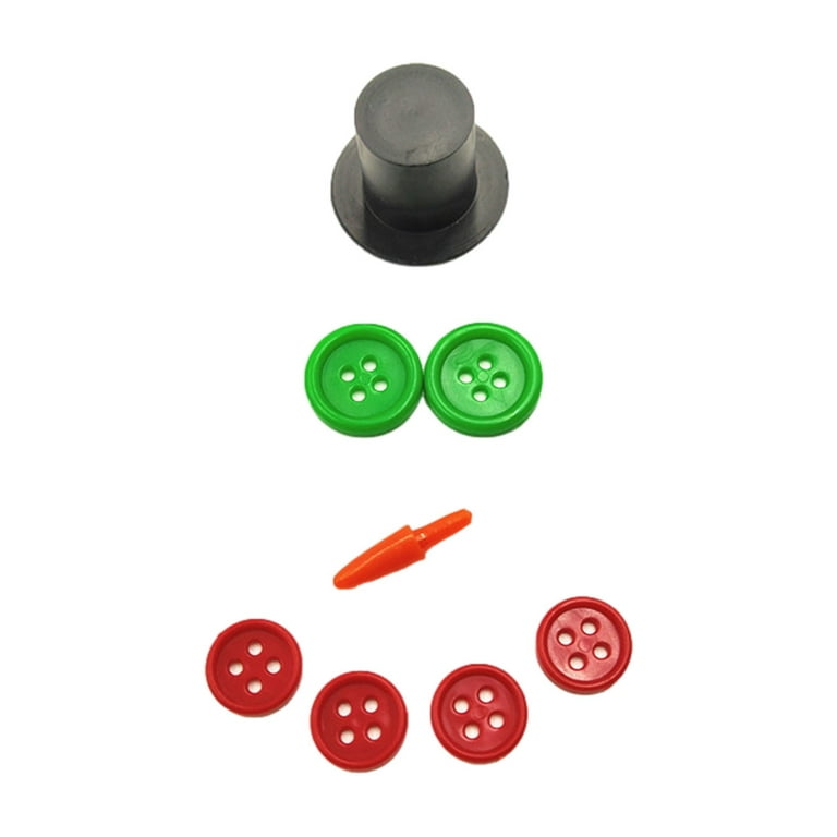 Lovehome Buttons For Snowman Crafts DIY Noses Buttons Small Black