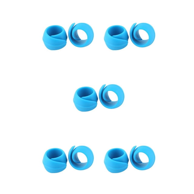 relayinert Spool Huggers Good Elasticity Stable Convenient Bobbin Clip Clamps Wear-resistant Holders Small Sewing Tool Tailoring Carft Blue 5PCS