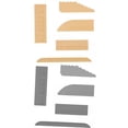 thumbnail image 1 of GUOOL 2 Set Threshold Bars Replacement Step Ramp Climbing Mat for, 1 of 9