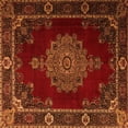 thumbnail image 1 of Ahgly Company Indoor Square Persian Orange Traditional Area Rugs, 5' Square, 1 of 1
