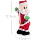 thumbnail image 5 of Matsuzay Musical Navidad Papá Noel Muñeco Cantando Twerking Niños Festival de Navidad Decoración Funciona con pilas Mudanza Año Nuevo Lindo Kits de decoración para fiestas Matsuzay HA008655-00B, 5 of 6