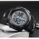 thumbnail image 4 of Reloj deportivo digital impermeable para hombre, correa negra, 4 of 5