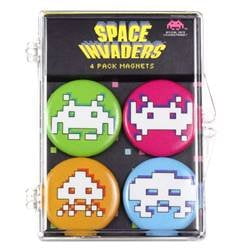 Magnet - Space Invaders - Set of 4 New Toys Licensed (Best Space Invaders App)