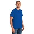 thumbnail image 5 of Gildan Mens Ultra Cotton Short Sleeve T-Shirt, 100% cotton Solid Classic T-Shirt Royal M, 5 of 6