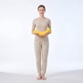 thumbnail image 6 of Giant Banana Squishy Toy with Slow Rising Soft Foam, 14-Inch, Yellow and Green, for Adults and Kids, Relaxation Squeeze Toy, 6 of 9