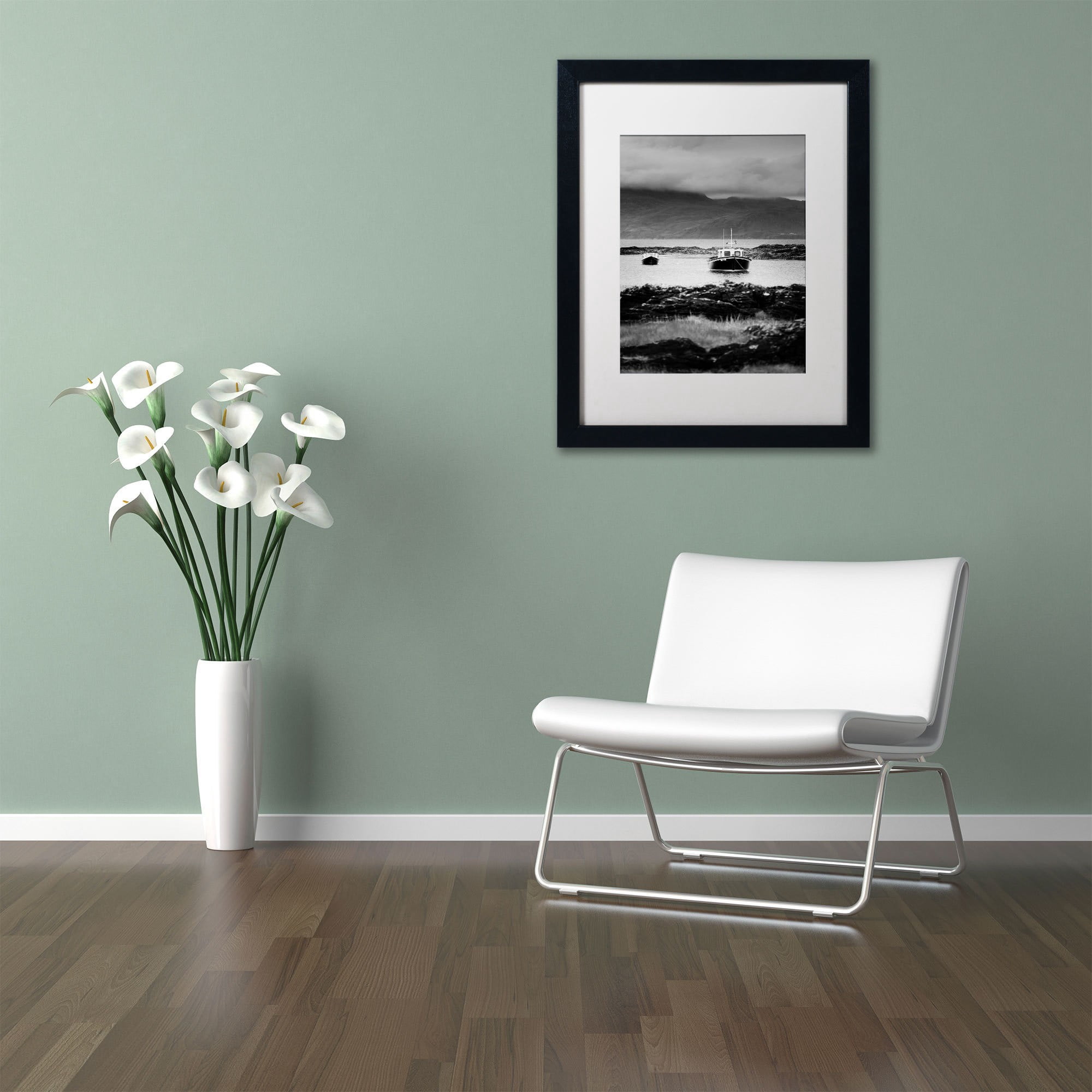 Trademark Fine Art "Two of Us" Canvas Art by Philippe Sainte-Laudy, White Matte, Black Frame