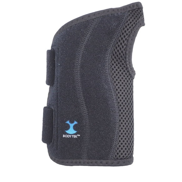 BodyTek SUPPORT RÉGLABLE POUR POIGNET GAUCHE, Combinaison Noire
