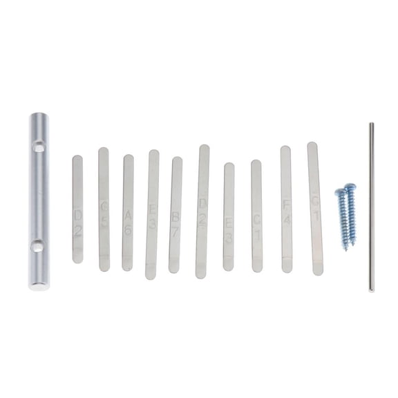Durable 10 Clave DIY Piano Teclas De Acero Accesorios Sunnimix Kalimba Thumb Piano 10 teclas