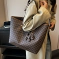 thumbnail image 3 of High-end Style Big Bag Trendy Light Luxury Bag Shoulder Bag Large Capacity Commuter Hand Tote Bag, 3 of 6