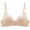 Beige, variant on Clothing Sales Lightly Lined Women's Bra Push Up Black Wire T Shirt Bra Small Cup Seamless Bra