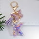 thumbnail image 2 of Llavero con colgante de copo de nieve, lentejuelas, gotas de pegamento de cristal, letras en inglés, para bolso de hombre y mujer, regalo, 2 of 6