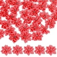 thumbnail image 1 of Uxcell 200-pack Flores de Cinta de Satén, Flores de Tela Mini de 1.2 Pulgadas con Strass para Manualidades y Proyectos de Bricolaje Rojo Sandía Oscuro, 1 of 1