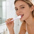 thumbnail image 1 of Raspador de lengua de doble cara para cuidado bucal, cepillo lingual reutilizable para el hogar con mango ergonómico, elimina el mal aliento y la capa de la lengua para adultos., 1 of 6