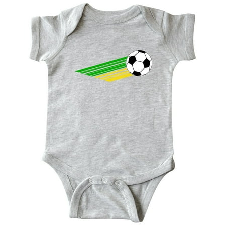 

Inktastic Green and Yellow Soccer Gift Baby Boy or Baby Girl Bodysuit