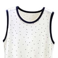 thumbnail image 3 of Night Gowns for Women Plus Size Women’s Sleeveless Nightgown Round Neck Polka Dot Soft Nightdress Loose Breathable Home Sleepshirt Loungewear White XL, 3 of 5
