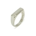thumbnail image 1 of LBG British Made 10k White Gold Natural Diamond Mens Band Ring - 25 size options - Size 7, 1 of 6