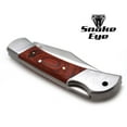 thumbnail image 3 of Snake Eye Tactical Lock Back Wood Handle Collector Folding Pocket Knife, 3 of 4