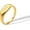 Gold, variant on 6mm 14K Gold Plated 1111 Angel Number Signet Rings for Women,Hypoallergenic Titanium Statement Ring,Sync with the Universe Spiritual Statement Band