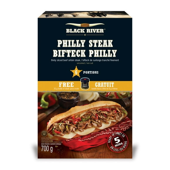bifteck Philly bifteck tranché finement