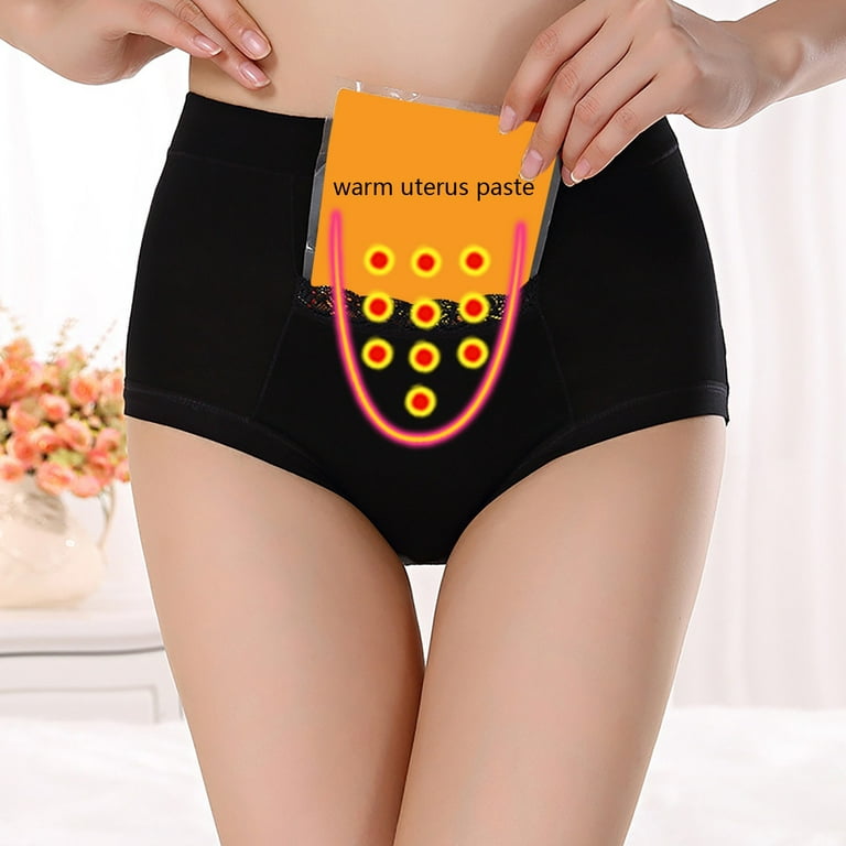 Women's Large Textile Underwear Pocket For Menstruation Warm Baby High  Waist Anti Side Leakage Big Aunt Sanitary Pants Underwear Womens Boy Shorts  Underwear Cotton Size 8 Seamless 