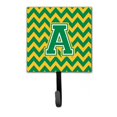 thumbnail image 1 of Carolines Treasures CJ1059-ASH4 Letter A Chevron Green & Gold Leash or Key Holder, 1 of 1