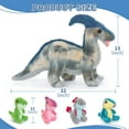 MaoGoLan Giant Dinosaur Stuffed Animal 22" Parasaurolophus with 4