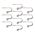 thumbnail image 2 of 10 ganchos metálicos para calcetines navideños, ideales para repisas, chimeneas y oficinas. Bronce rojo, 2 of 9