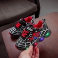 thumbnail image 1 of Kids Sports Shoes Spiderman Lighted Sneakers Children Led Luminous Shoes For Boys, 1 of 1
