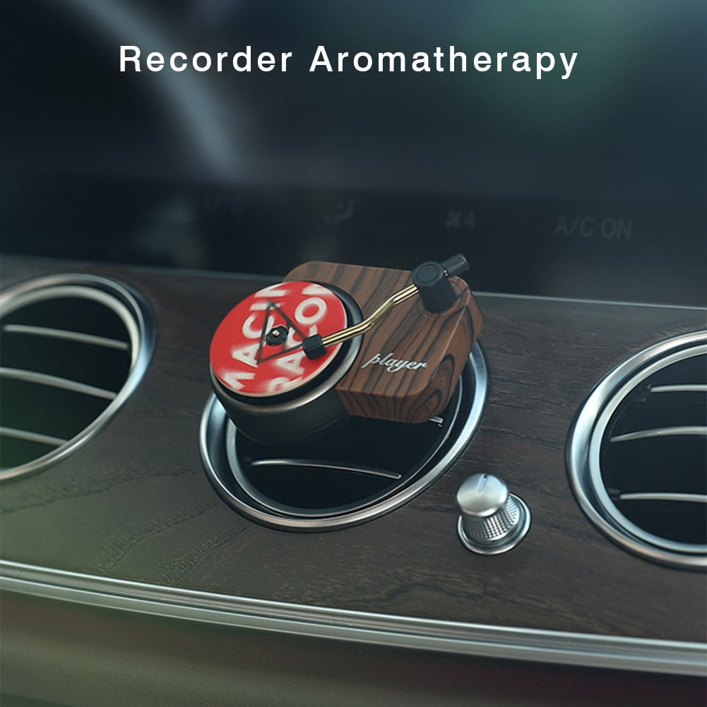 Recorder Aromatherapy Turntable Car Air Freshener Retro Car Vent Aromatherapy Aroma Car Perfume Diffuser Decor - Walmart.com