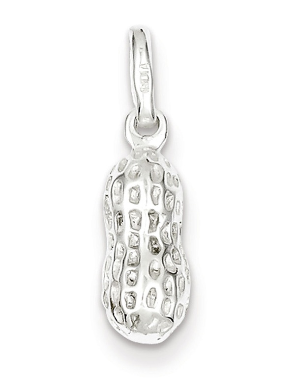 silver peanut charm