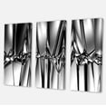thumbnail image 2 of Designart 'Black White Crystal Background ' Abstract Canvas Art Print, 2 of 3