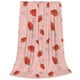 thumbnail image 2 of Fotbe Strawberry Manta de Franela Acolchonada con Estampado, Súper Suave y Esponjosa, Extra Grande para Sofá, Cama, Uso Todo el Año-50"x40", 2 of 7