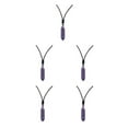thumbnail image 3 of Transemion Handmade Clear Quartz Crystal Necklace Energy And Elegance Master StoneAdjustable Amethyst 5Set, 3 of 6