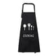 thumbnail image 1 of Injueey Funcionamiento impermeable excelente del paño que cocina el delantal impermeable de la cocina para el premio de los hombres y de las Cocina y Comedor Negro, 1 of 6