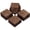 Brown-wood grain cross, variant on Yaheetech Set of 27 Interlocking Wood Flooring Tiles for Garden, Wood