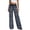 Navy, variant on Pants for Women Baeitkot Women's Fashionable Color Loose Casual Comfortable High-waisted Wide-leg Trousers